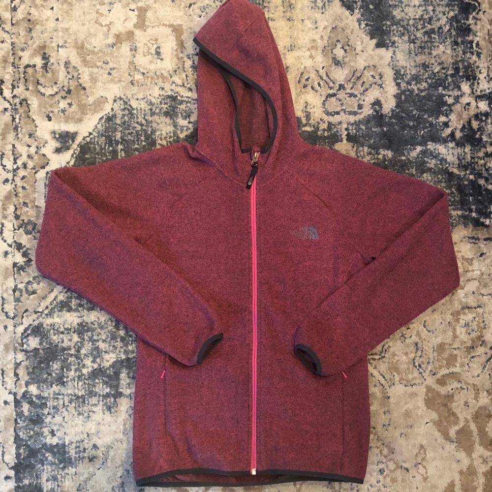 LIKE NEW TNF Hooded Full Zip Crescent Fleece (US M)